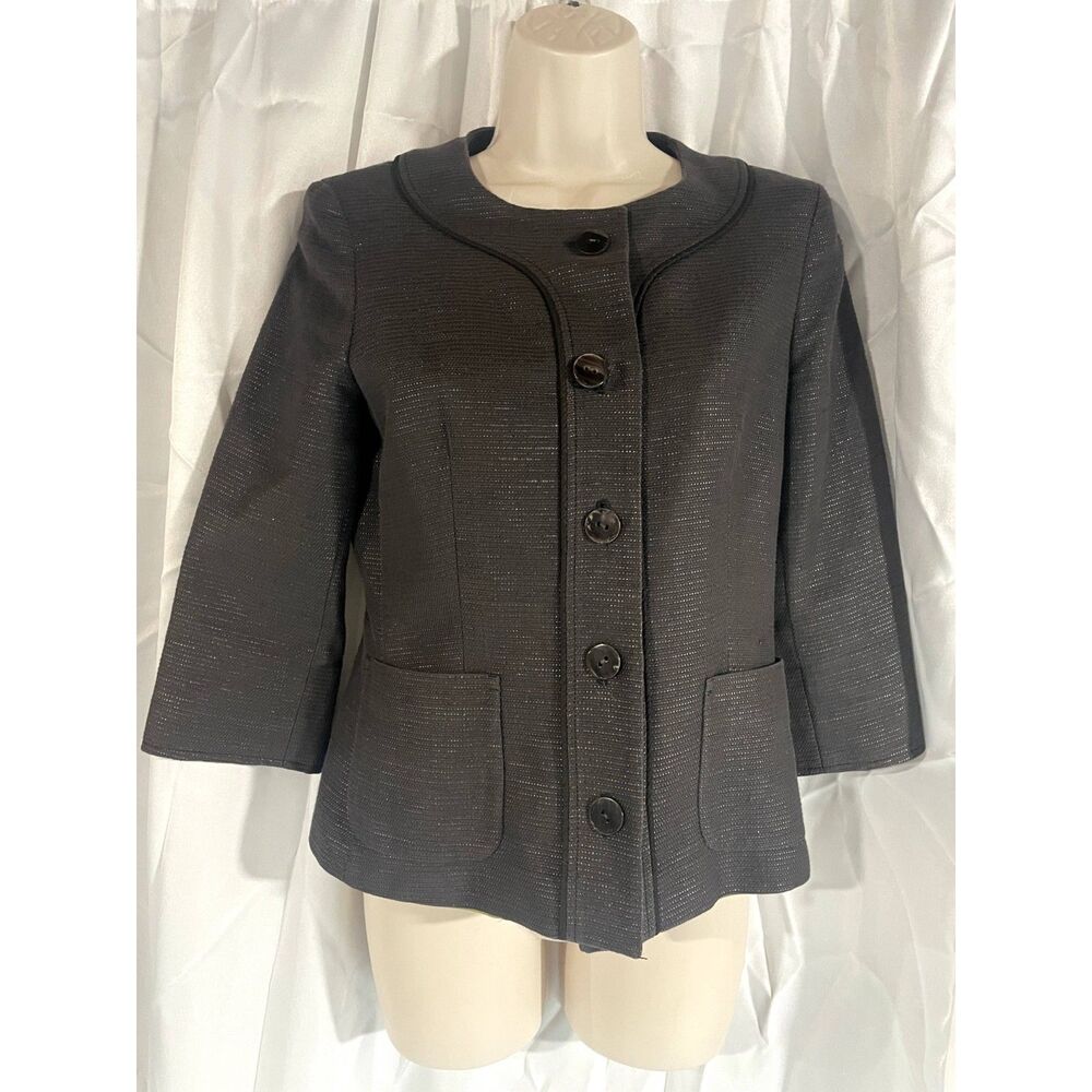 MaxMara fab blazer with crop sleeve  size 6